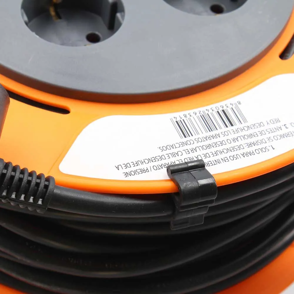 Tm Electron Tmuad225 4 Outlets 25 M Kabeltrommel, Orange, One Size Tm Electron Tmuad225 4 Outlets 25 M Kabeltrommel, Orange, One Size