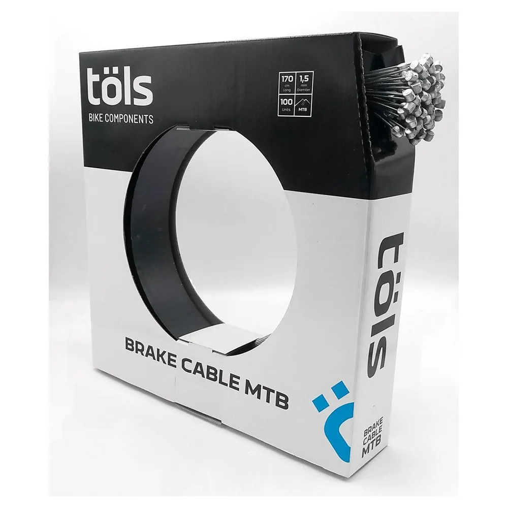 Töls Mtb Bremskabel 100 Einheiten, Black / white, One Size Töls Mtb Bremskabel 100 Einheiten, Black / white, One Size