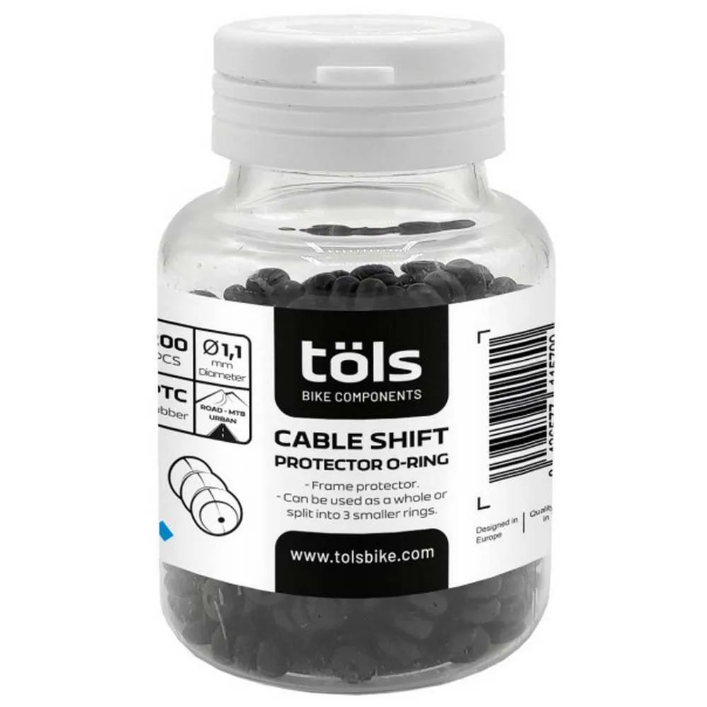 Töls Protector O-ring 1.1 Mm Schaltzug 200 Einheiten, Black, One Size Töls Protector O-ring 1.1 Mm Schaltzug 200 Einheiten, Black, One Size