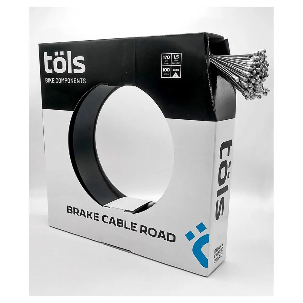 Töls Road Bremskabel 100 Einheiten, Black / white, One Size Töls Road Bremskabel 100 Einheiten, Black / white, One Size