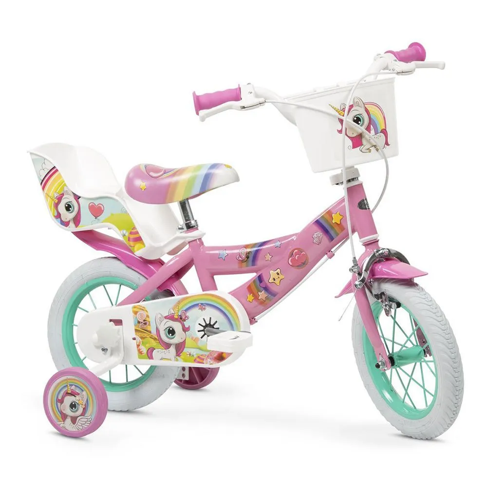 Toimsa Bikes 12´´ Unicornio Fahrrad, Multicolor, 3-4Y Toimsa Bikes 12´´ Unicornio Fahrrad, Multicolor, 3-4Y