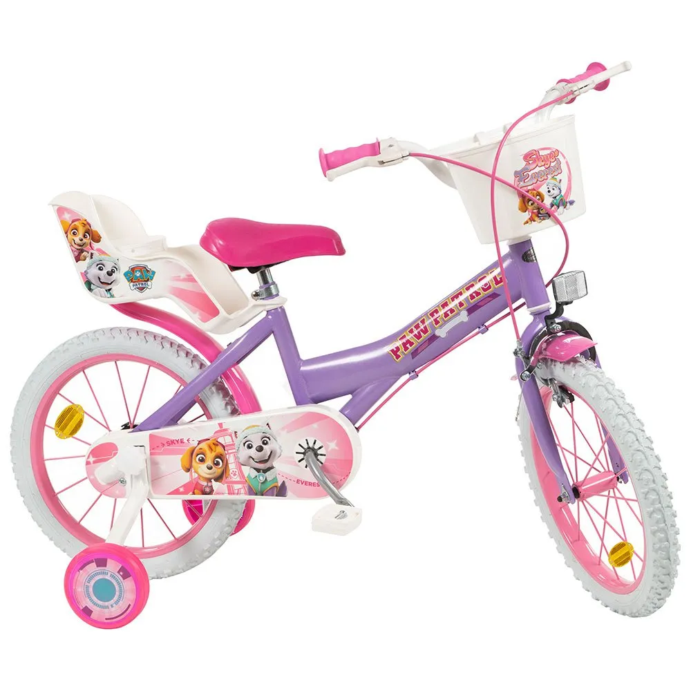 Toimsa Bikes Paw Patrol Morado 16´´ Fahrrad, Purple, 5-7Y Toimsa Bikes Paw Patrol Morado 16´´ Fahrrad, Purple, 5-7Y
