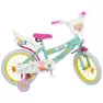 Toimsa Bikes Peppa Pig Verde 16´´ Fahrrad, Blue marine, 5-7Y