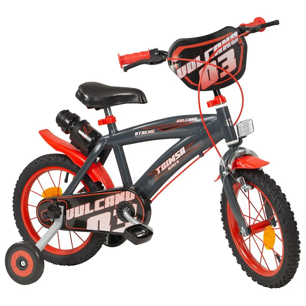 Toimsa Bikes Vulcano 14´´ Fahrrad, Dark grey, 4-5Y Toimsa Bikes Vulcano 14´´ Fahrrad, Dark grey, 4-5Y