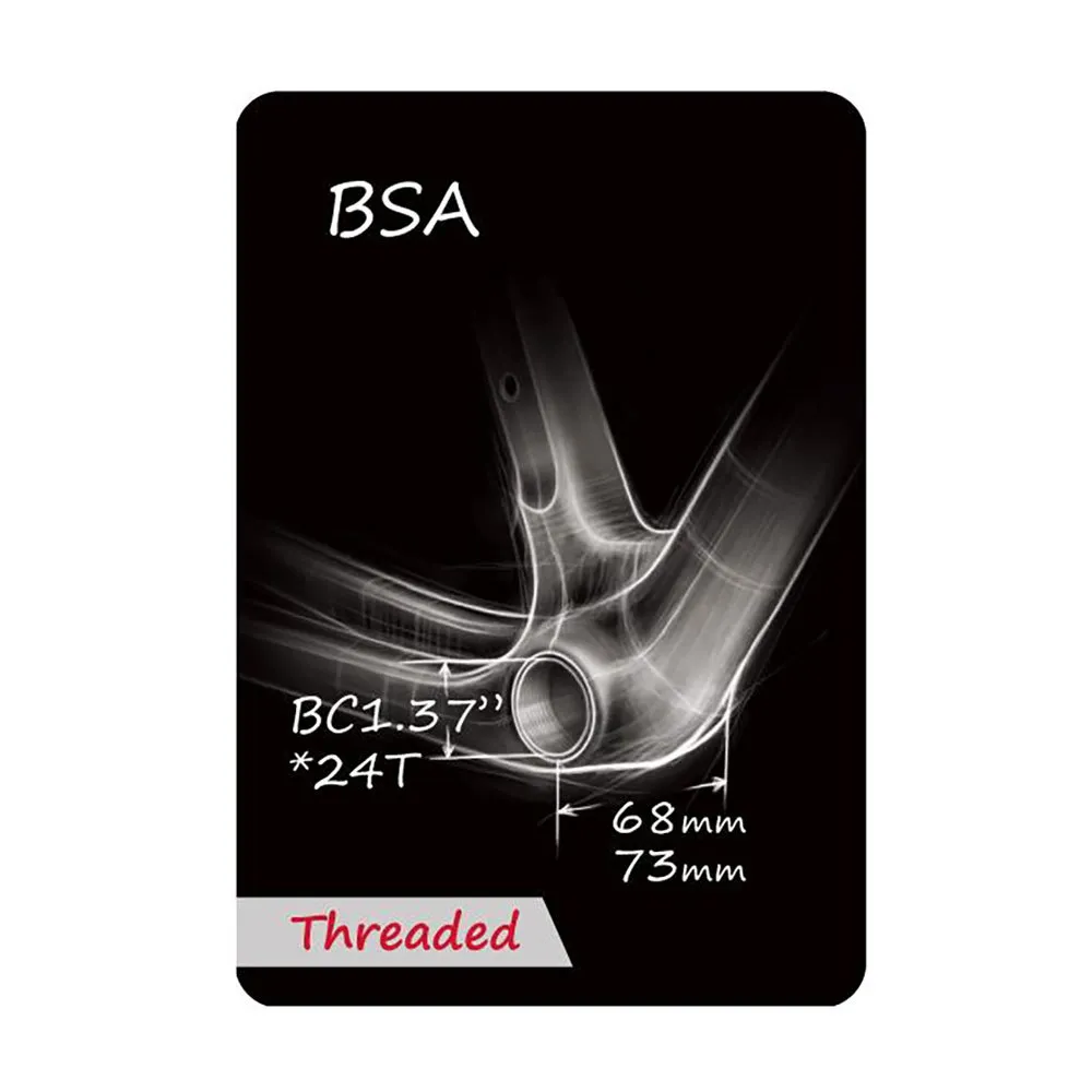TOKEN Bb29bsa Bsa Threaded Bb Lagerschalen, Black, 68/73mm TOKEN Bb29bsa Bsa Threaded Bb Lagerschalen, Black, 68/73mm