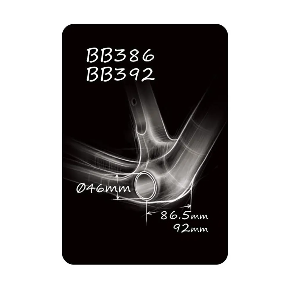 TOKEN Bb38629p Ninja Bb Lite Tretlager, Black, 86.5/92mm TOKEN Bb38629p Ninja Bb Lite Tretlager, Black, 86.5/92mm