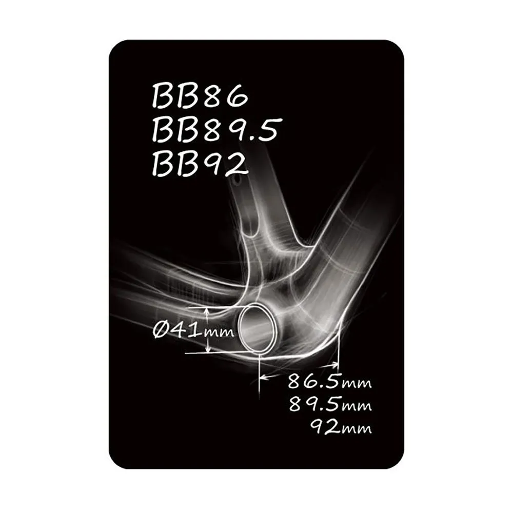 TOKEN Bb841t-41 Ninja Bb Tretlager, Black, 86.5/92mm TOKEN Bb841t-41 Ninja Bb Tretlager, Black, 86.5/92mm