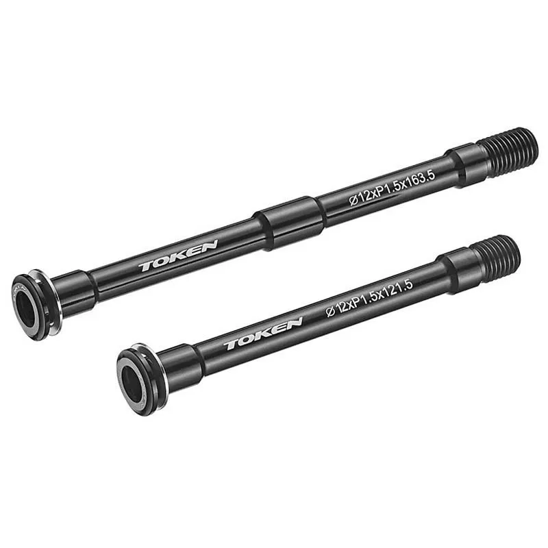 TOKEN Superlight Steckachse 2 Stücke, Black, 100/142mm TOKEN Superlight Steckachse 2 Stücke, Black, 100/142mm