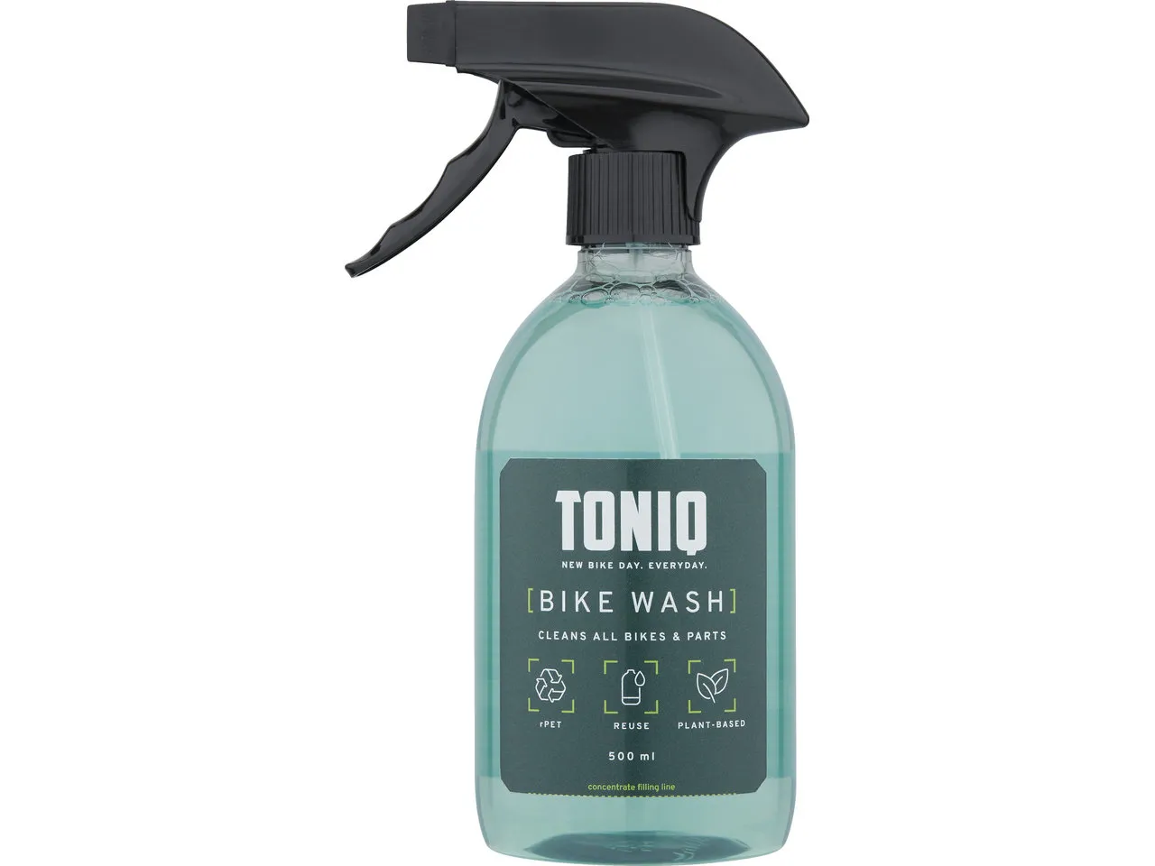 TONIQ Bike Wash Fahrradreiniger, Grün, Sprühflasche, 500ml TONIQ Bike Wash Fahrradreiniger, Grün, Sprühflasche, 500ml