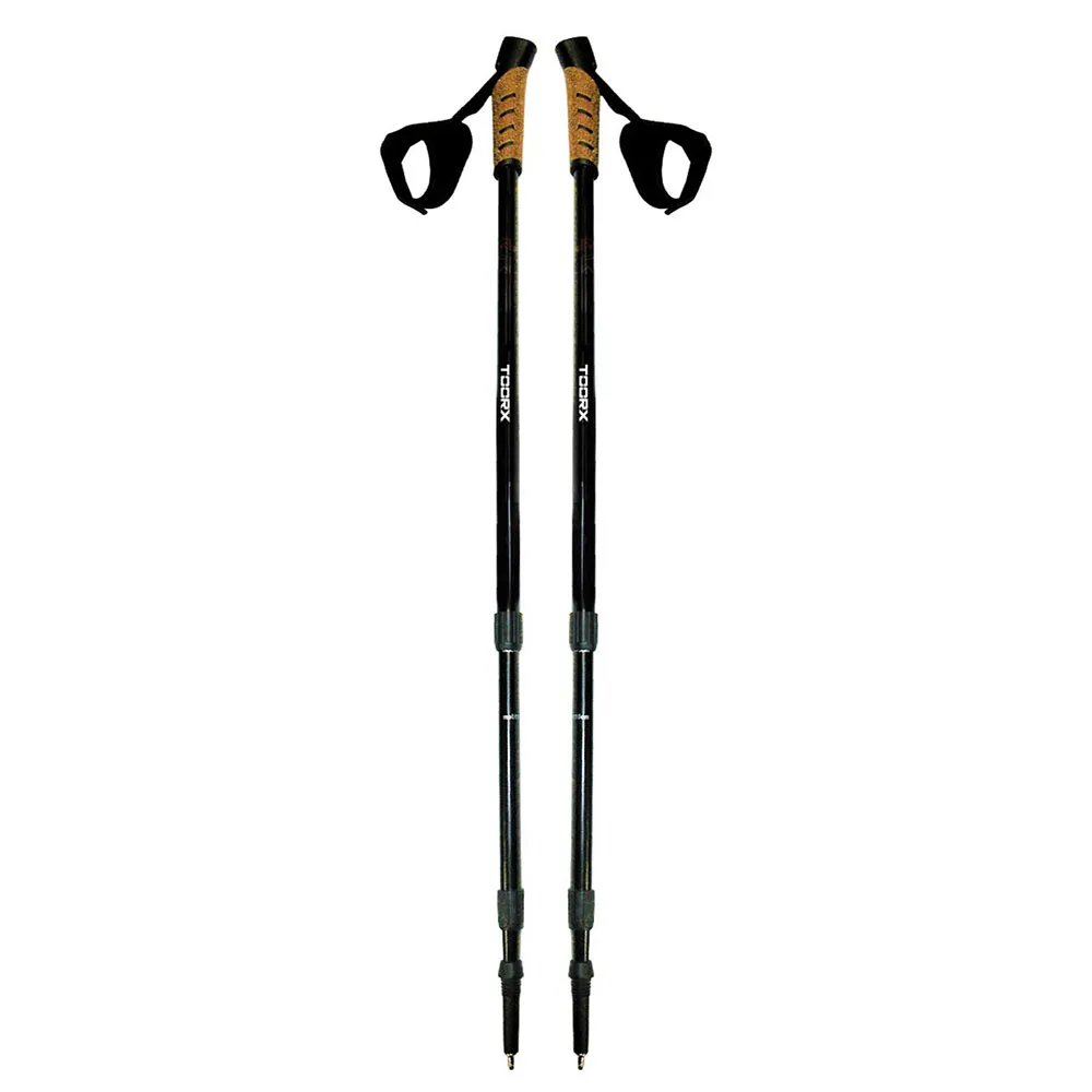 Toorx Nordic Walking Stöcke, Black, One Size Toorx Nordic Walking Stöcke, Black, One Size