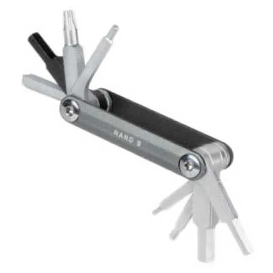 Topeak 9 Functions Multitool, Silver, One Size Topeak 9 Functions Multitool, Silver, One Size