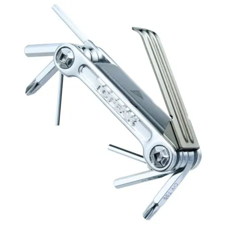 Topeak 9 In 1 Mini 9 Pro Multitool, Silver, One Size Topeak 9 In 1 Mini 9 Pro Multitool, Silver, One Size