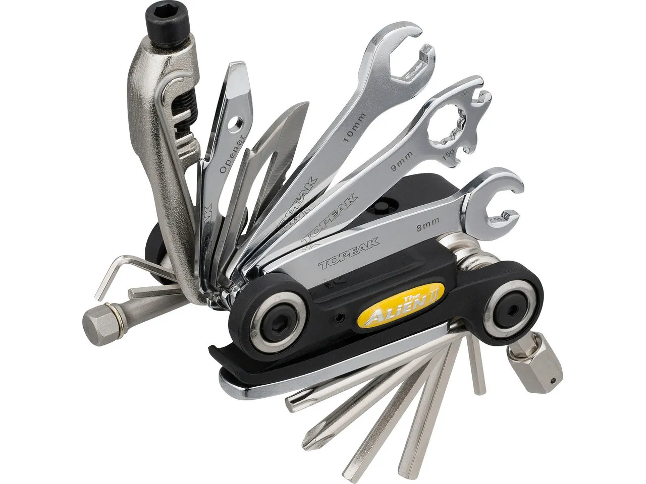 Topeak Alien 2 Multitool, Black / silver, One Size Topeak Alien 2 Multitool, Black / silver, One Size
