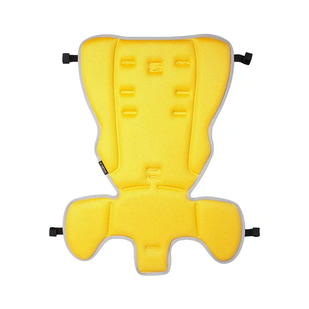 Topeak Baby Seat Ii Kindersitz Für Fahrrad Hinten, Grey / yellow, Max 22kg Topeak Baby Seat Ii Kindersitz Für Fahrrad Hinten, Grey / yellow, Max 22kg