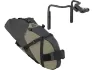 Topeak BackLoader X Satteltasche mit Wishbone Stütze, Grün, 15L