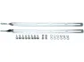 Topeak Befestigungsset extralang für Festmontage-Gepäckträger, Silber, 34.5cm