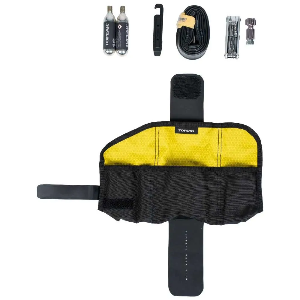 Topeak Burrito Pack Slim Werkzeug-satteltasche, Black, One Size Topeak Burrito Pack Slim Werkzeug-satteltasche, Black, One Size