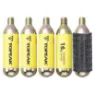 Topeak Co2-kartusche 16g 5 Einheiten, Gray, 16g