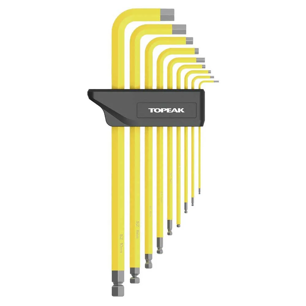 Topeak Duo Dx Inbusschlüsselsatz 9 Einheiten, Yellow, One Size