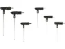 Topeak DuoHex Wrench Innensechskantschlüssel-Set T-Handle, Schwarz, one_size