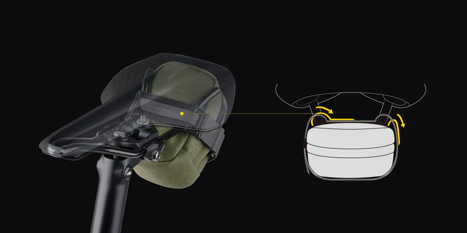 Topeak Elementa Satteltasche 0.3l Topeak Elementa Satteltasche 0.3l