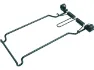 Topeak Federklappe für Uni Gepäckträger, Schwarz, one_size