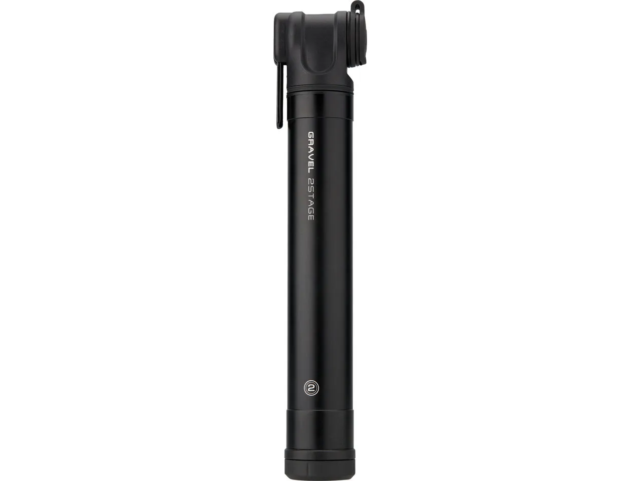 Topeak Gravel 2Stage Minipumpe, Schwarz, one_size Topeak Gravel 2Stage Minipumpe, Schwarz, one_size