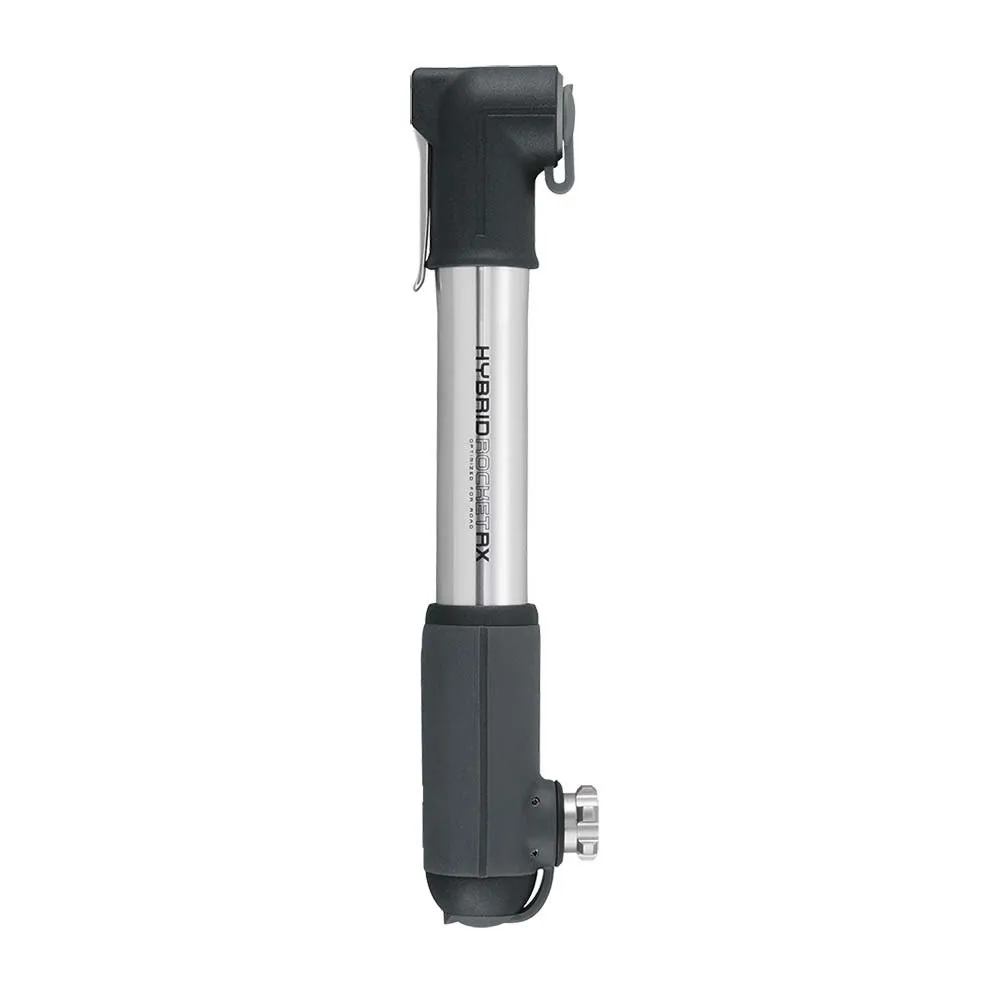 Topeak Hybridrocket Rx Mini-pumpe, Black / silver, 160psi Topeak Hybridrocket Rx Mini-pumpe, Black / silver, 160psi