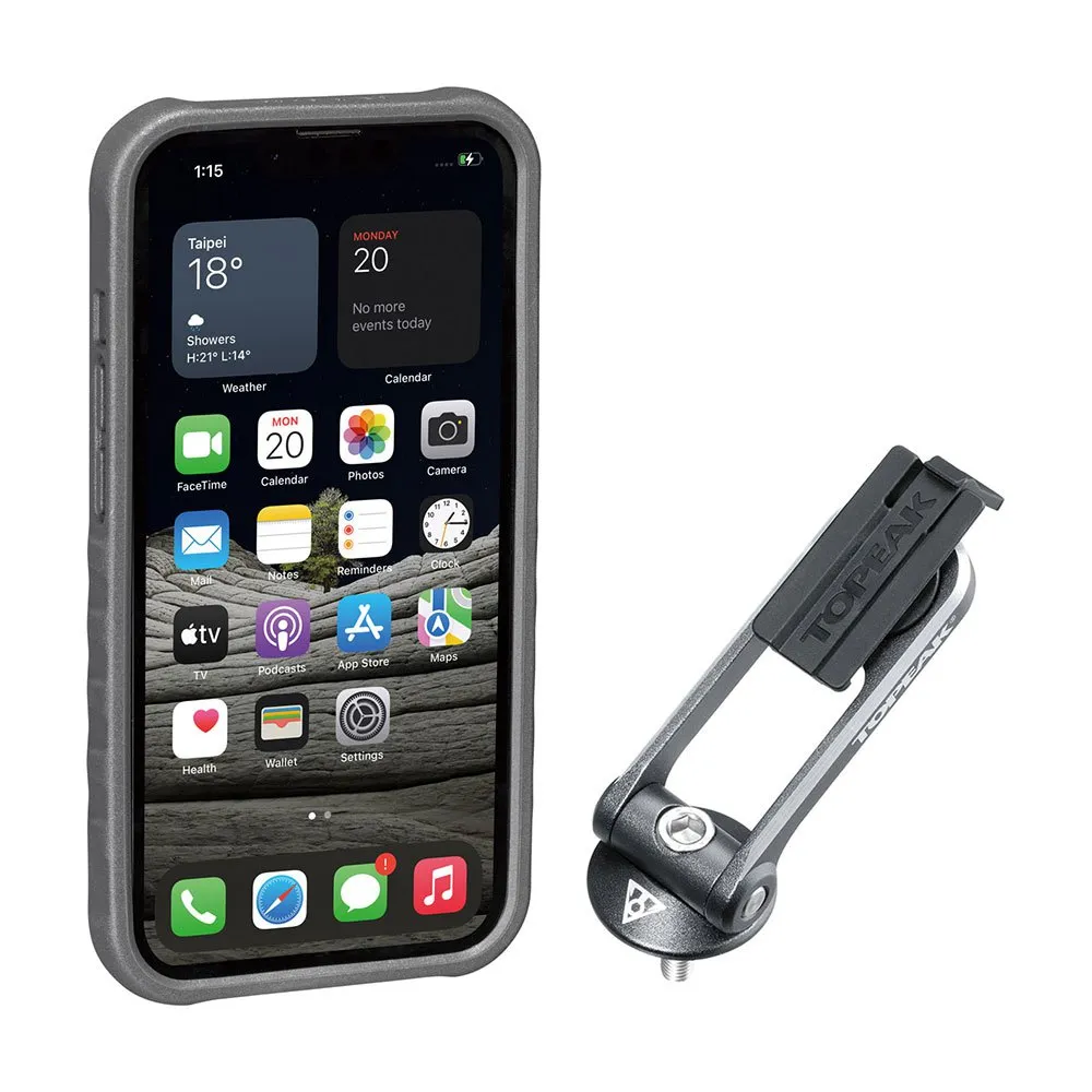 Topeak Iphone 13 Pro Handyhülle, Black / grey 2, One Size