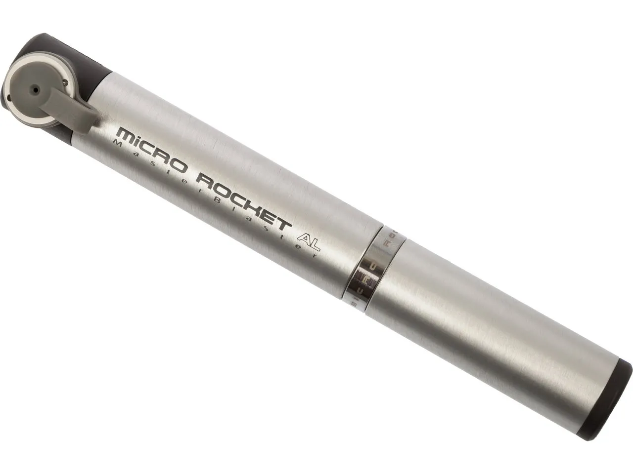 Topeak Micro Rocket Alu Minipumpe, Grau, one_size Topeak Micro Rocket Alu Minipumpe, Grau, one_size