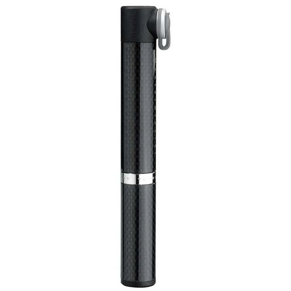 Topeak Micro Rocket Carbon Mini-pumpe, Black, 160psi