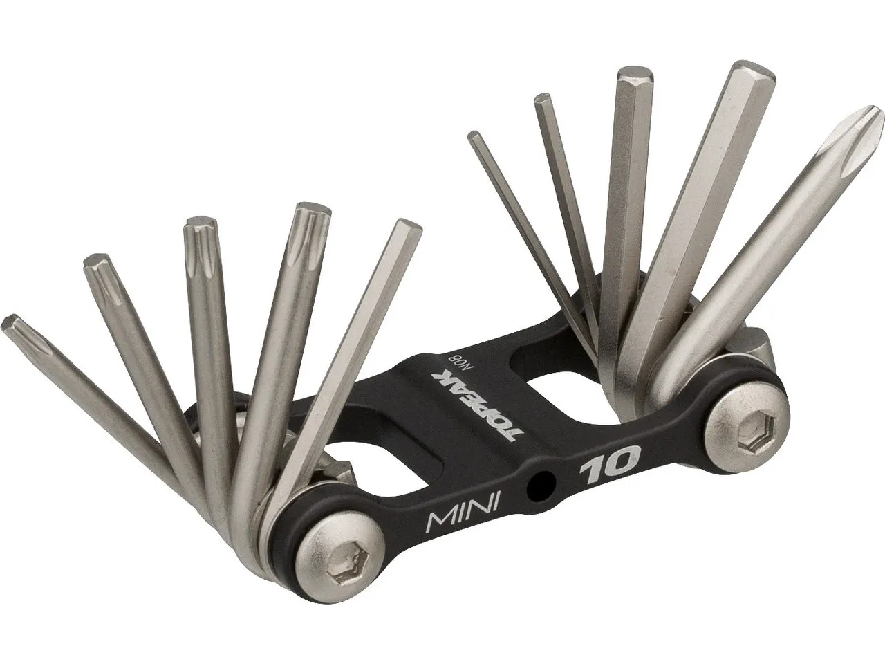 Topeak Mini 10 Multitool, Schwarz, one_size Topeak Mini 10 Multitool, Schwarz, one_size