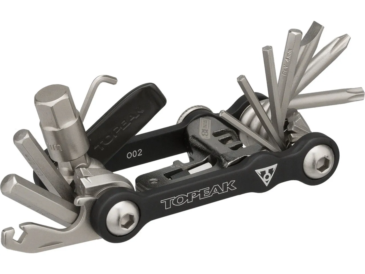 Topeak Mini 18+ Multitool, Black, One Size Topeak Mini 18+ Multitool, Black, One Size