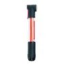 Topeak Minirocket Iglow Mini-pumpe, Clear / red, One Size