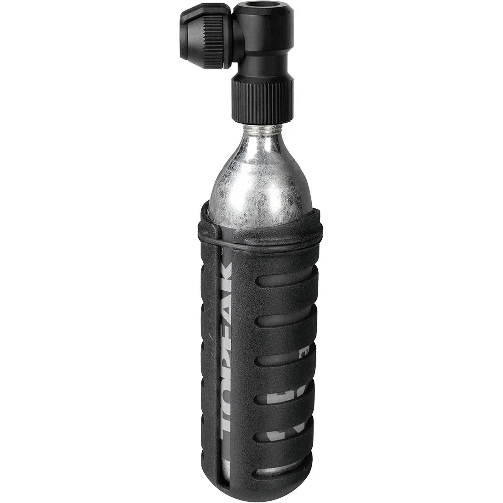 Topeak Nano Airbooster L Co2-inflator 25g, Black / silver, One Size Topeak Nano Airbooster L Co2-inflator 25g, Black / silver, One Size