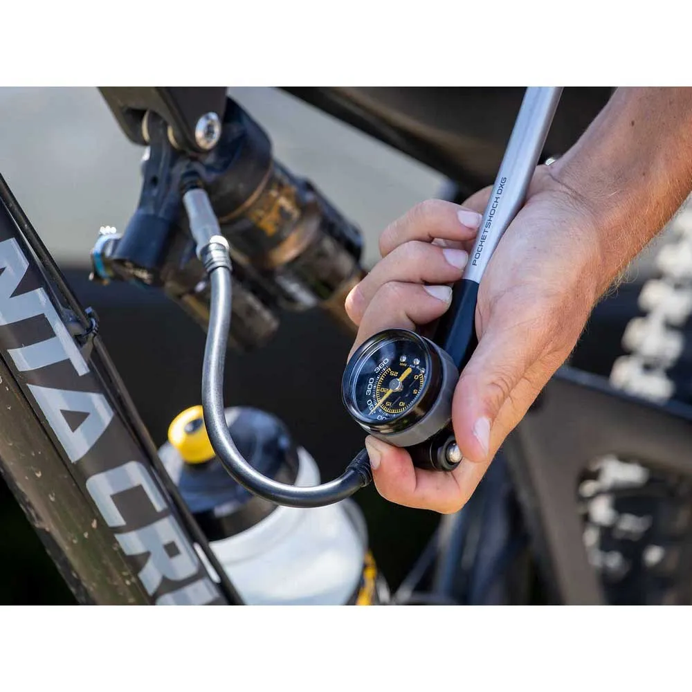 Topeak Pocket Shock Dxg Xl Mini-pumpe, Black, 360psi Topeak Pocket Shock Dxg Xl Mini-pumpe, Black, 360psi