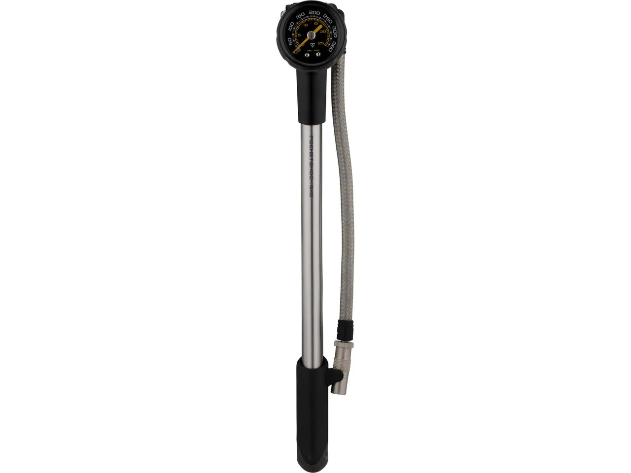Topeak PocketShock DXG XL Dämpferpumpe mit Stahlflexschlauch, Schwarz, one_size Topeak PocketShock DXG XL Dämpferpumpe mit Stahlflexschlauch, Schwarz, one_size