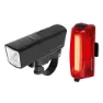 Topeak Powerlite Bt Combo Lichtset, Black / red, 800 / 80 Lumina