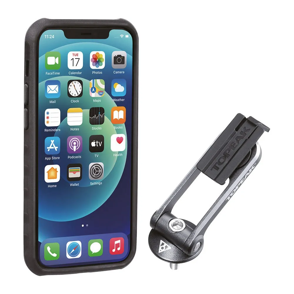Topeak Ride Phone Case Iphone 12 Mini Handyhülle, Black / grey, One Size Topeak Ride Phone Case Iphone 12 Mini Handyhülle, Black / grey, One Size