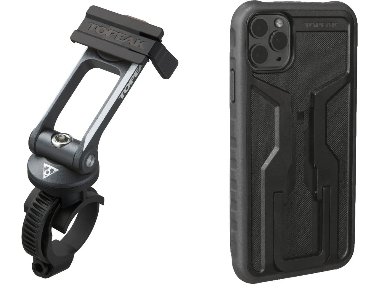 Topeak RideCase für iPhone 11 Pro Max mit RideCase Mount, Schwarz, One Size