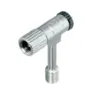 Topeak Stoßdämpferpumpendüse Pressure-Rite Shock Adapter Unisex, silber, TU