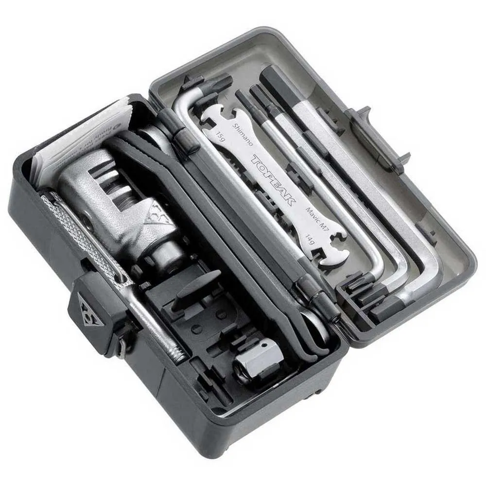 Topeak Survival Gear Box Werkzeugsatz, Black, One Size