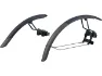 Topeak TetraFender R1 & R2 Schutzblech Set VR+HR, Schwarz, 28"