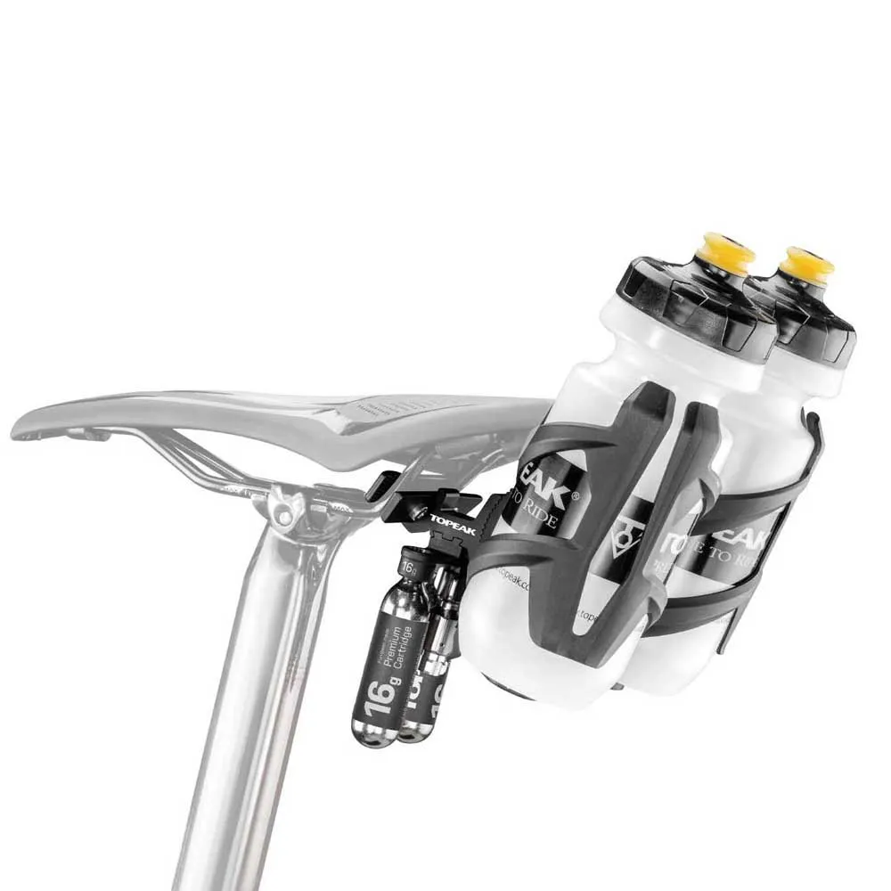 Topeak Tri-backup Elite Flaschenhalter, Black, One Size Topeak Tri-backup Elite Flaschenhalter, Black, One Size