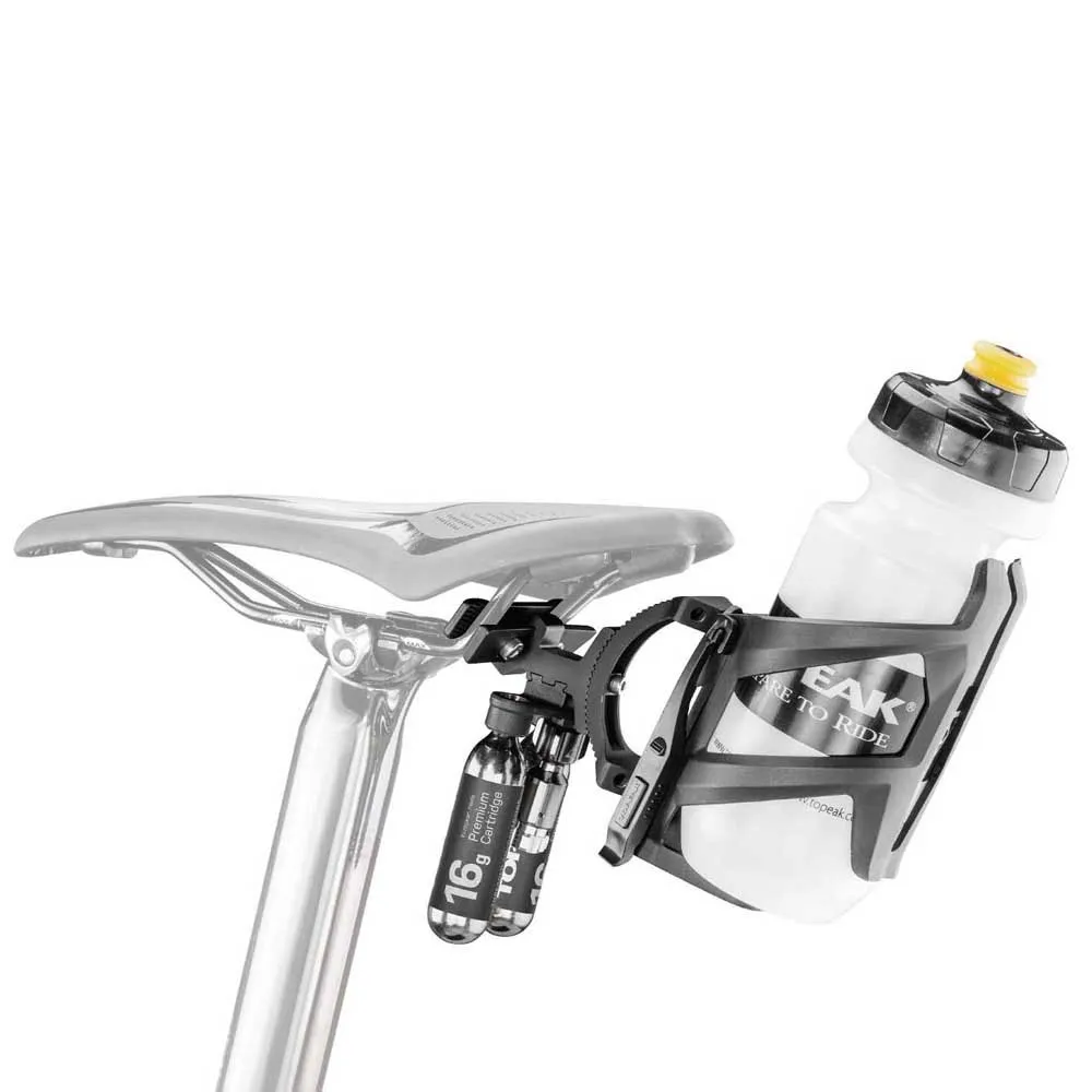 Topeak Tri-backup Elite Flaschenhalter, Black, One Size Topeak Tri-backup Elite Flaschenhalter, Black, One Size