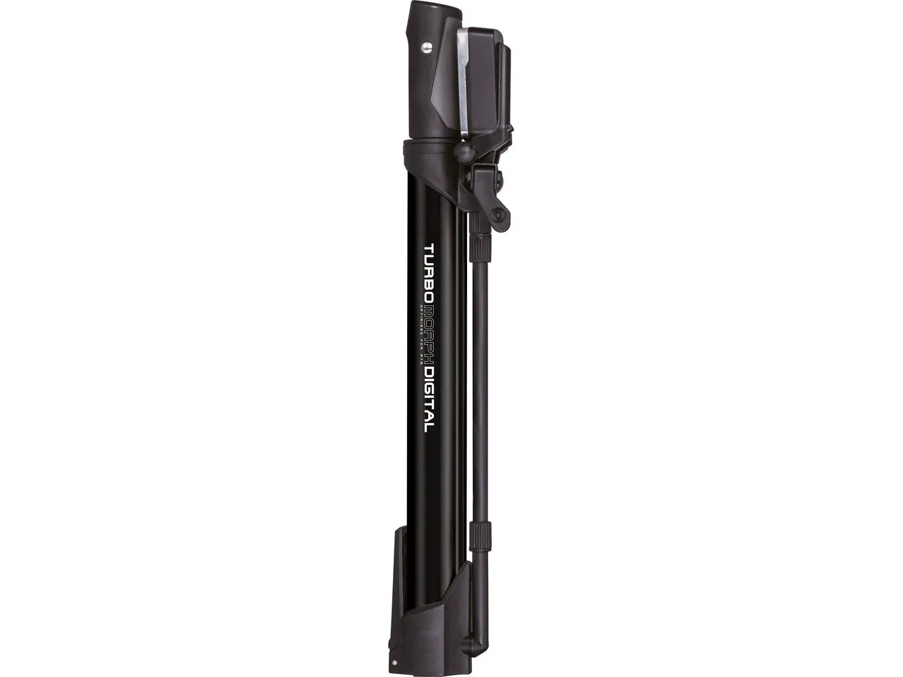 Topeak Turbo Morph Digital Minipumpe, Black, 160psi Topeak Turbo Morph Digital Minipumpe, Black, 160psi