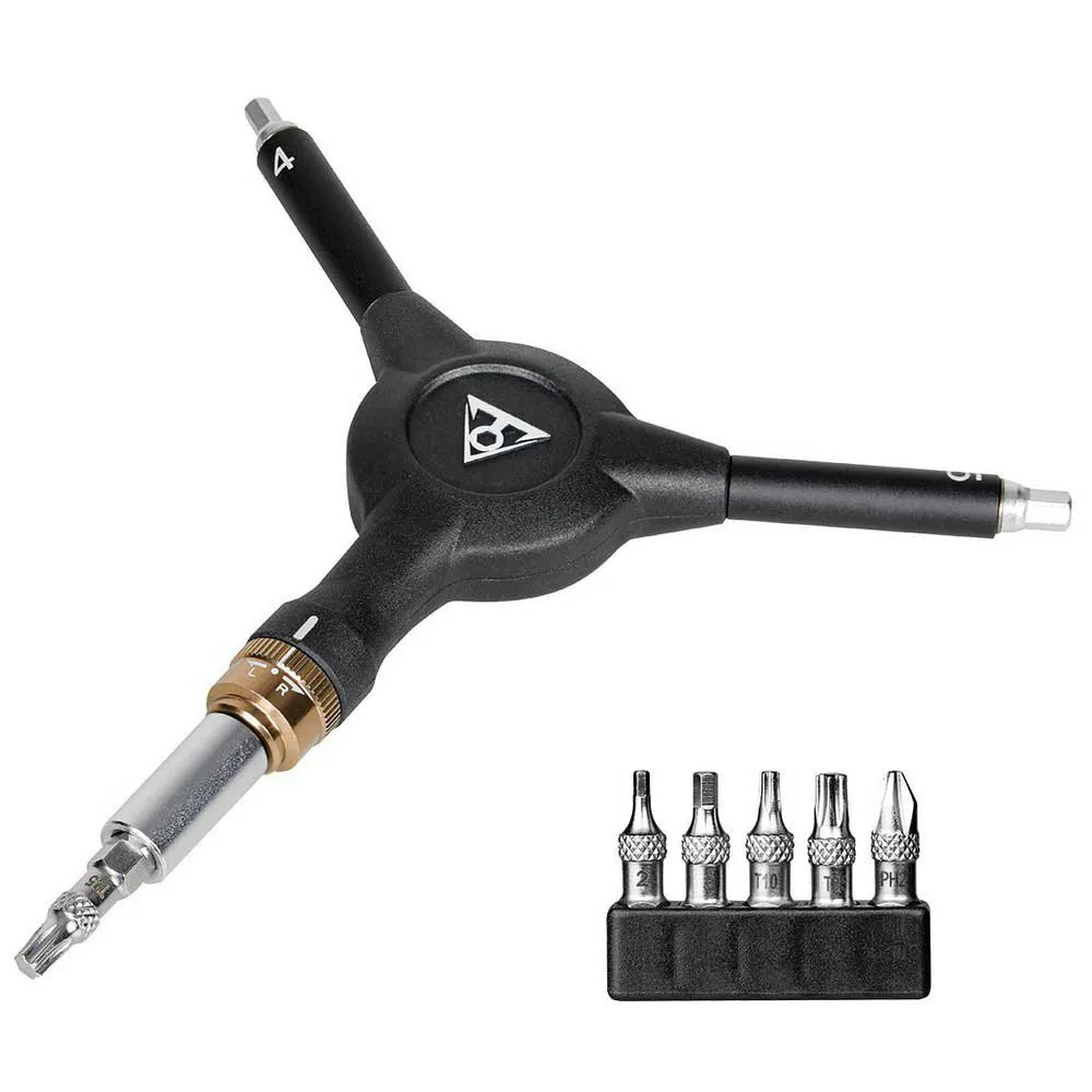 Topeak Y-speed Ratschenschlüssel, Black / silver, One Size Topeak Y-speed Ratschenschlüssel, Black / silver, One Size