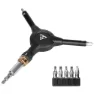 Topeak Y-speed Ratschenschlüssel, Black / silver, One Size