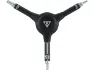 Topeak Y-Torx Speed Wrench Y-Dreiarmschlüssel T10 / T25 / T30, Schwarz, one_size