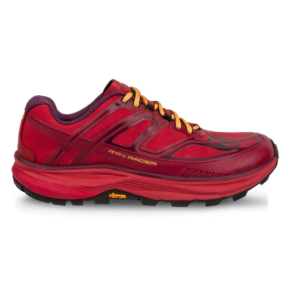 Topo Athletic Mtn Racer Trailrunning-schuhe female, Berry / gold Topo Athletic Mtn Racer Trailrunning-schuhe female, Berry / gold